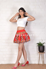 Boho Fashion Mini Skirt
