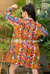 Colorful Hand Embroidery Jacket