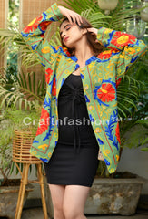 Boho Fashion Suzani Jacket