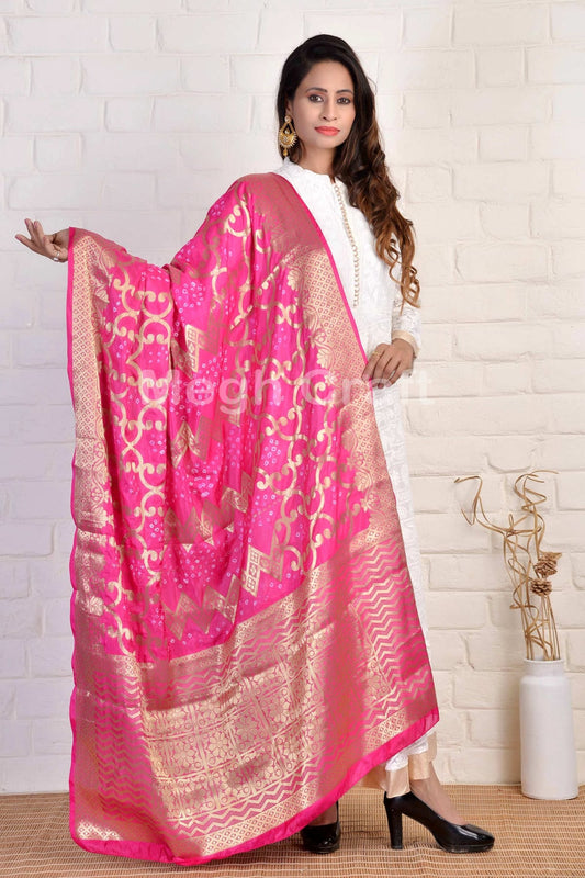 Bandhej Dupatta étnico