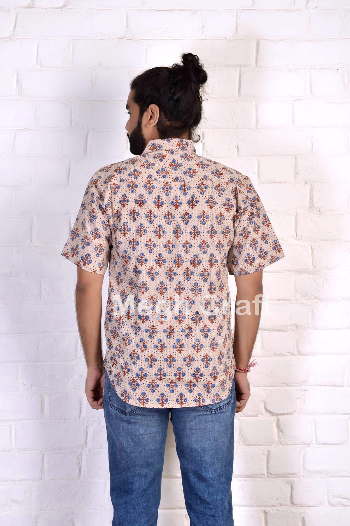 Hand Block Print Cotton Men Shirt – Craft N Fashion
