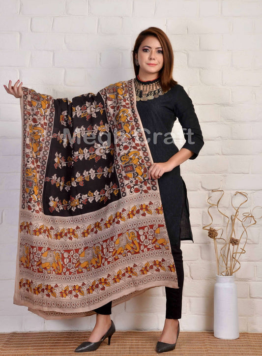 Elefante Floral Kalamkari Dupatta