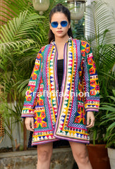 Colorful Hand Embroidery Jacket