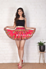 Hot Boho Gypsy Mini Skirt