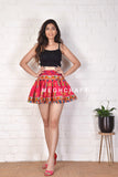 Caliente Boho Gitano Minifalda