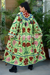 Abrigo largo tipo kimono Suzani 2023