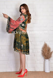 Tie Dye Sequin Beadwork Shrug