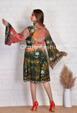 Tie Dye Sequin Beadwork Shrug