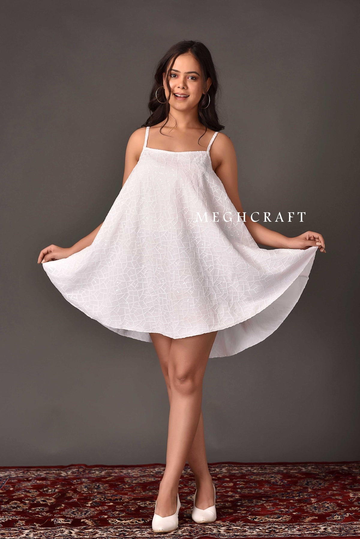 White Embellished Club Dress – Craft N Fashion