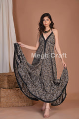 Summer Fashion UpCycled Silk Dress