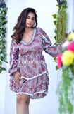 Turquoise Women Fashion Dress