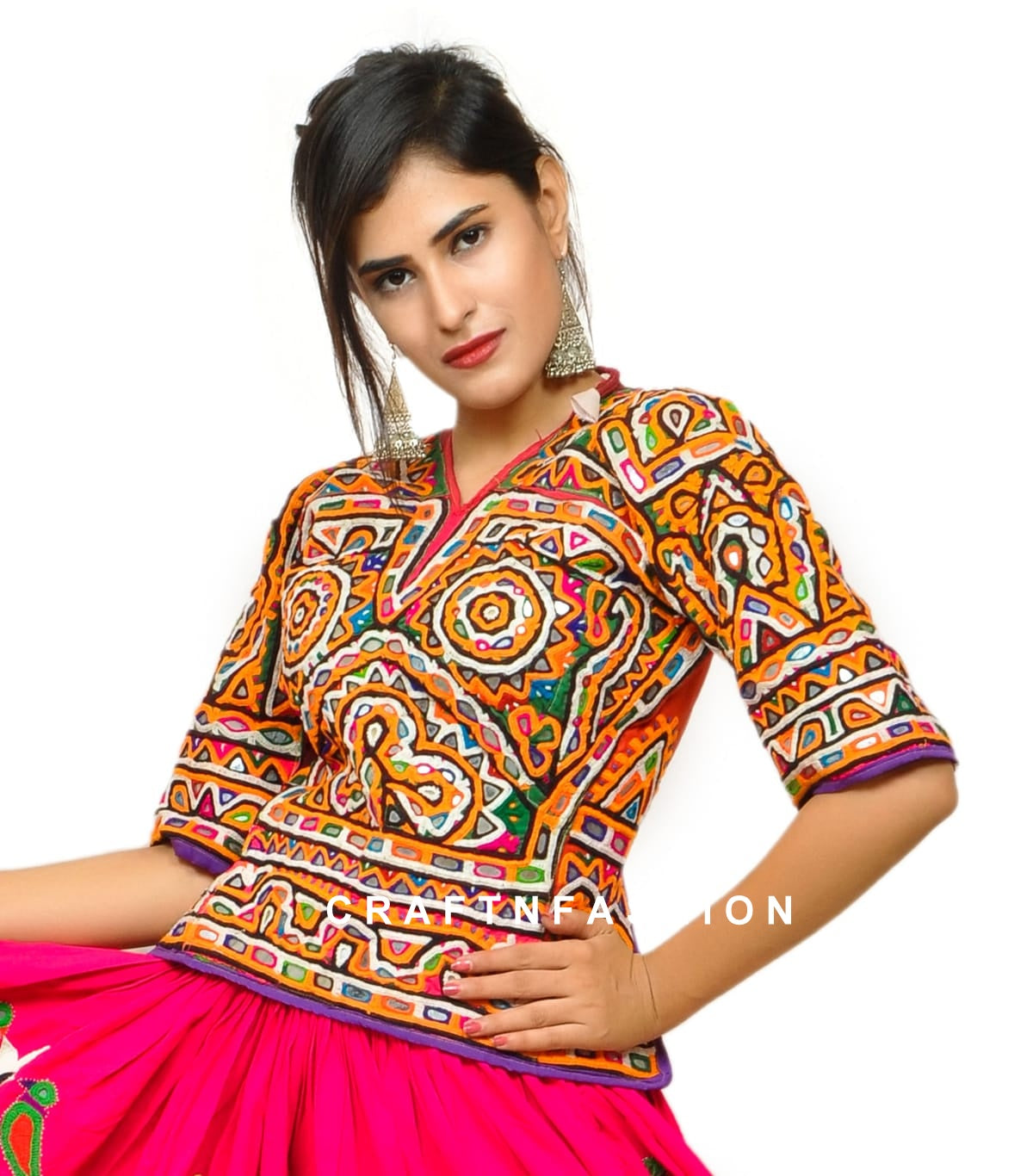 Kutch Handwork embroidery Blouse – Craft N Fashion