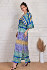 Vestido sari de seda vintage indio