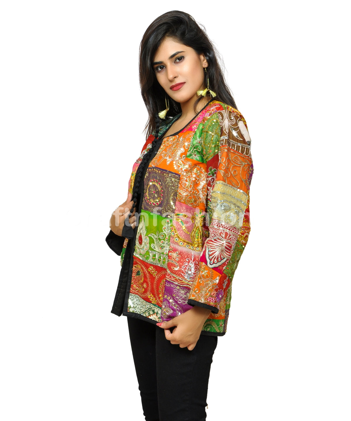 Geo Kutchi Embroidered Designer Jacket at Rs 130/piece | Hand Embroidered  Jackets in Ahmedabad | ID: 19523491373