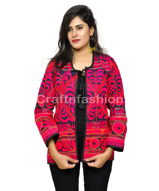 Chaqueta Banjara bordada india