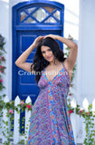 Goddess Flowy Silk Maxi Dress