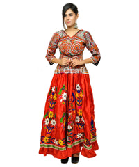 Gujarati Embroidered Kutch Skirt