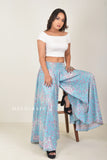 Floral Print Wide Leg Trouser Pant