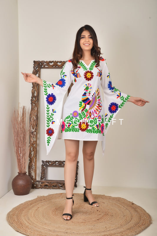 Mexican Style Mini Dress