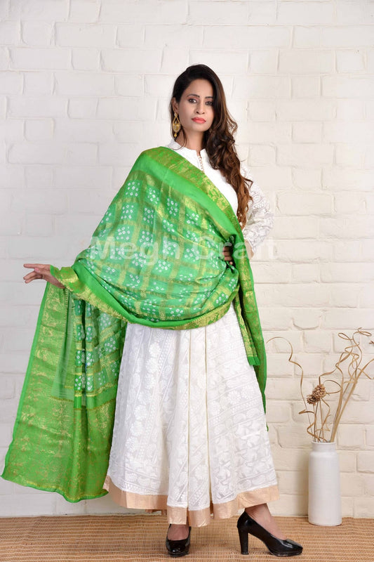 Bandhni Dupatta de seda