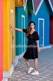 Vestido casual de moda elegante.