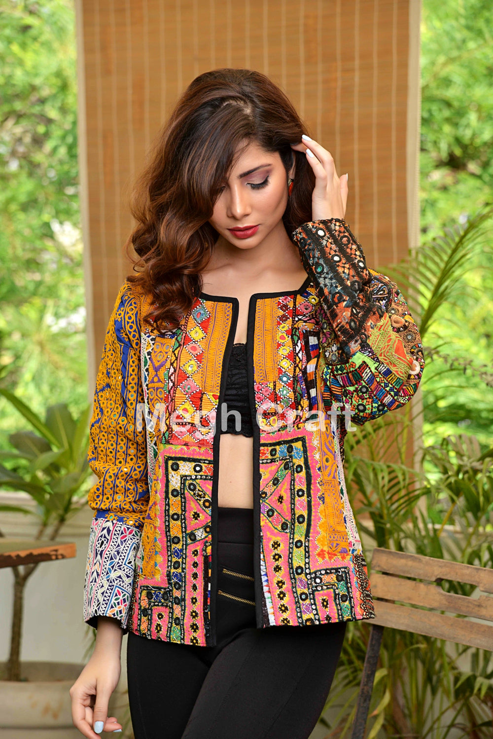 Boojayna Jacket Boho Banjara Bomber Jacket – Craft N Fashion
