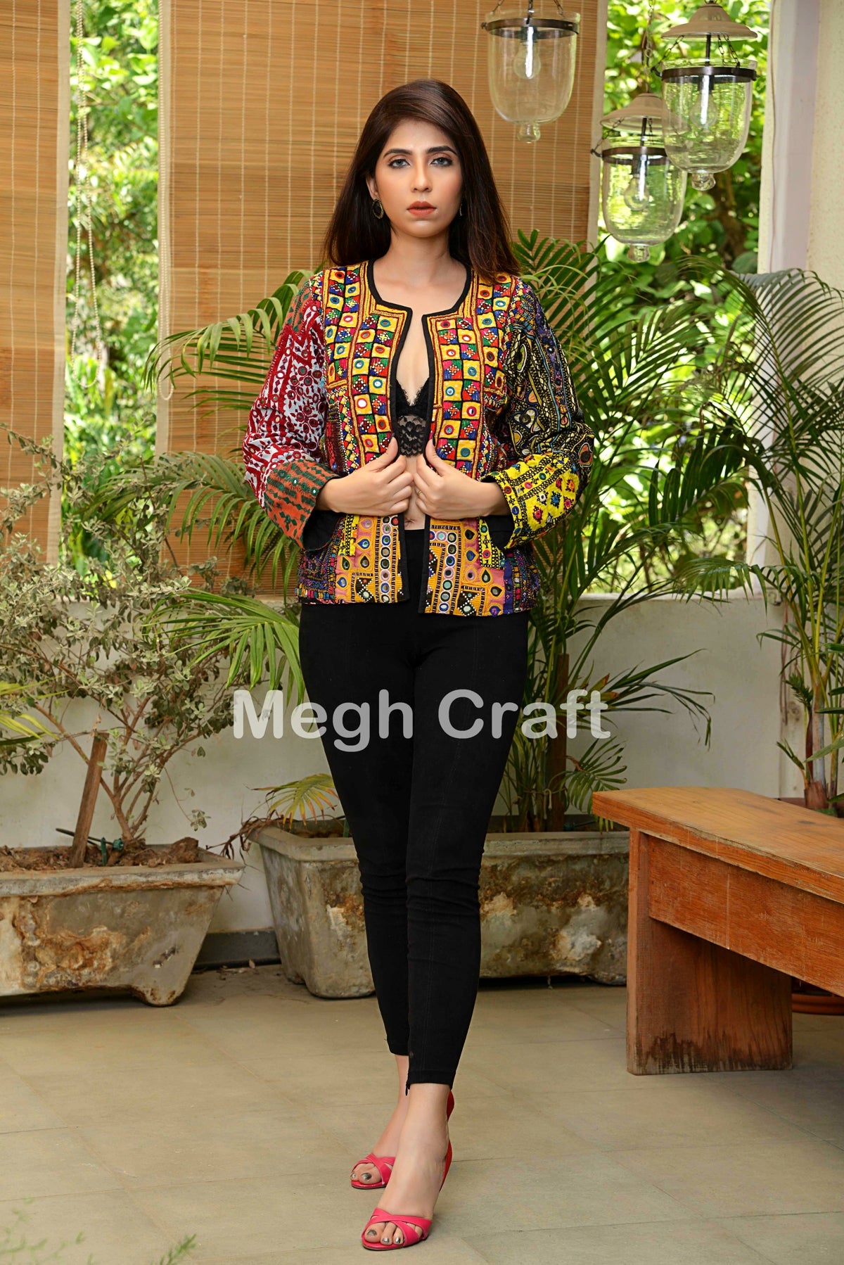Boojayna Jacket Boho chic Bomber jacket – Craft N Fashion