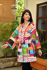 Kantha stitched Kimono robe