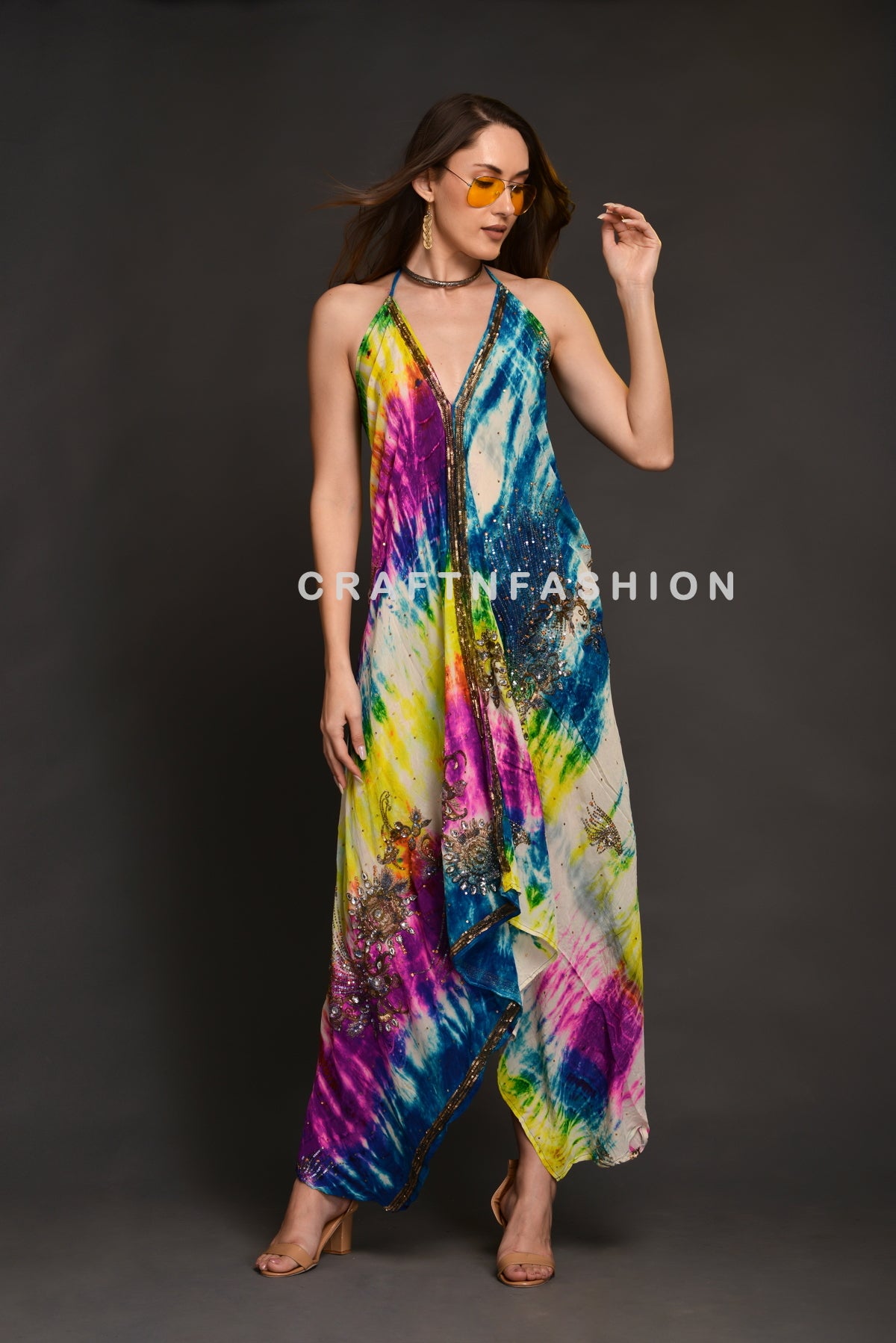 Boho Beach Wear Maxi Dress – Craft N Fashion