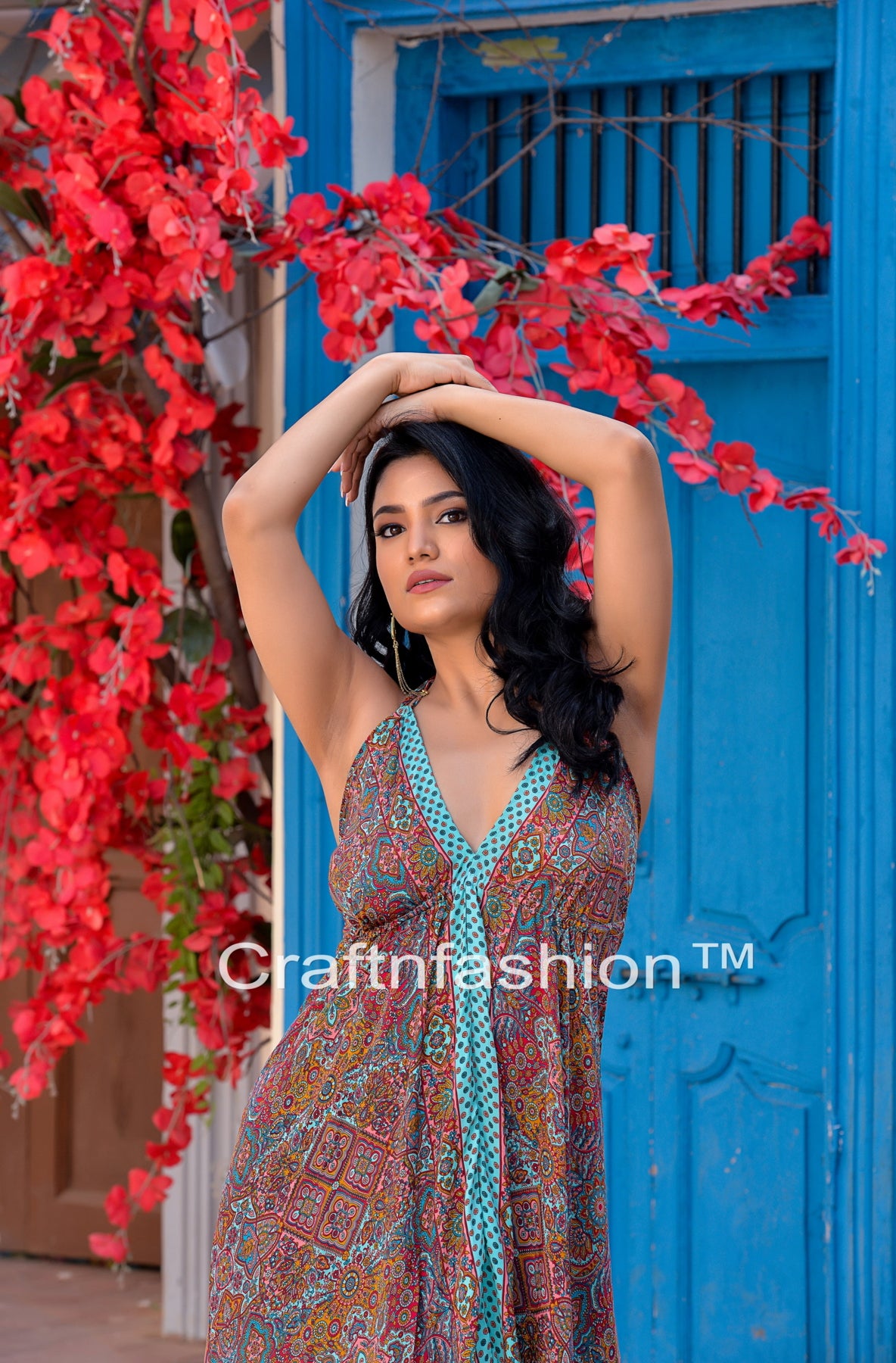 Recycled Silk Maxi Dress Women