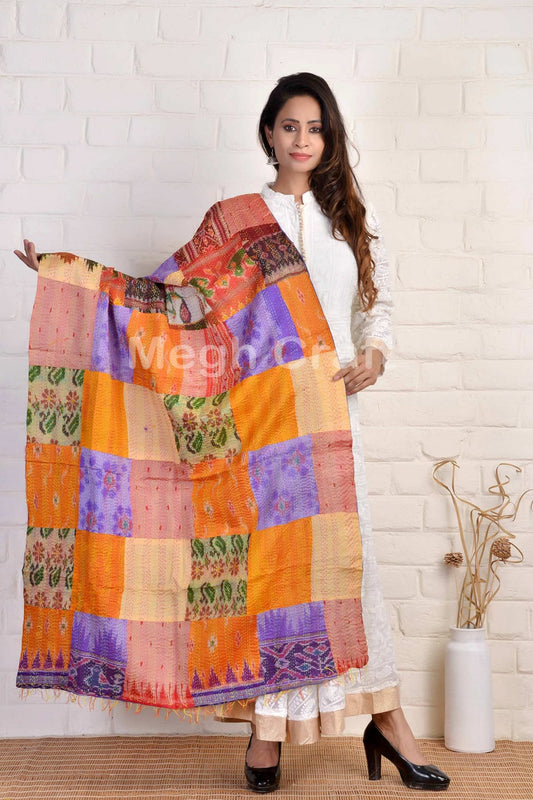 Kantha Embroidered Stole