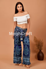 Vintage Silk Sari Pant With Belt