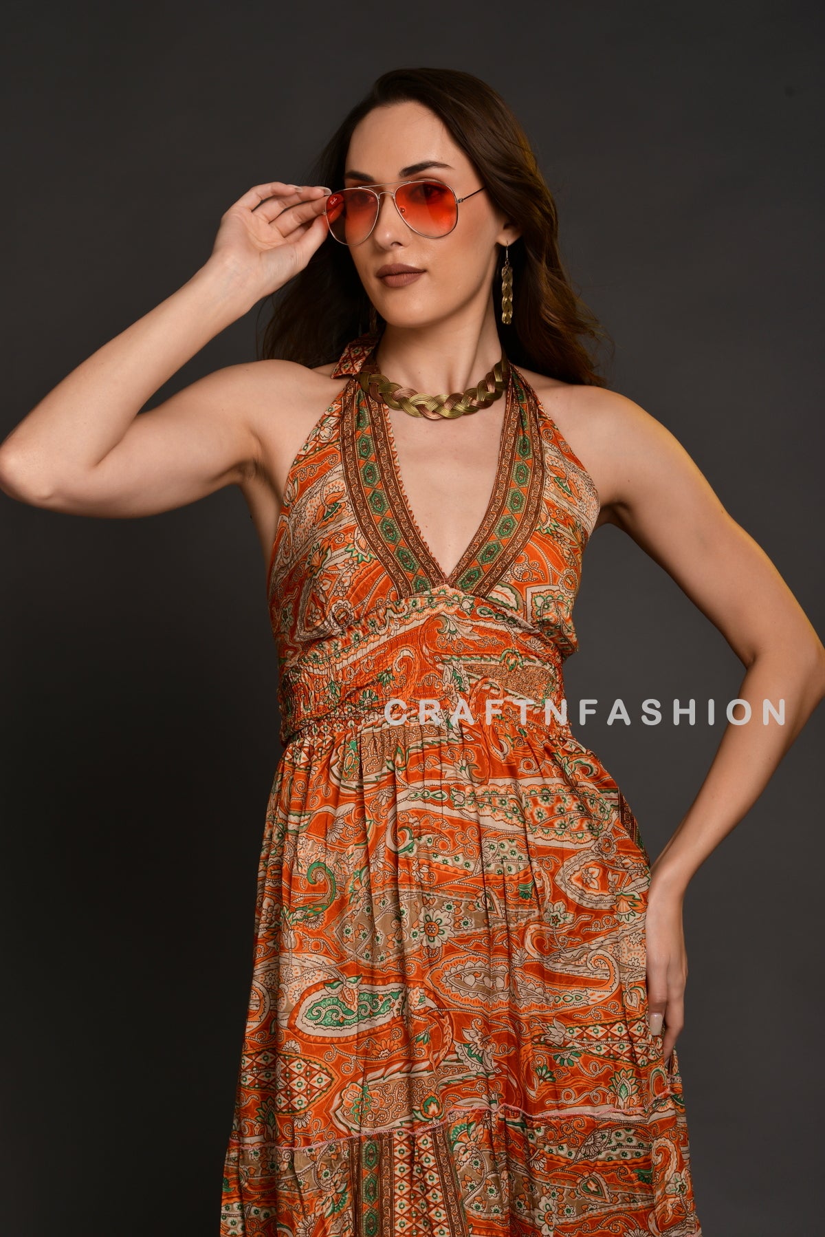 Bohemian Fashion Maxi Dress – Craft N Fashion