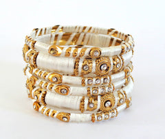 Designer Silk Thread Bangles