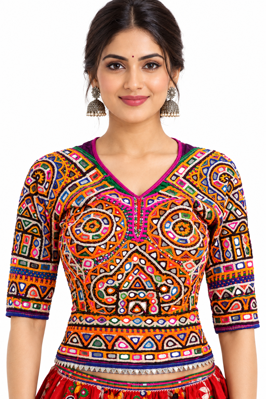 Blouse de travail miroir Banjara Kutch