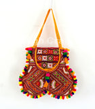 Mirror Work Pom Pom Bag