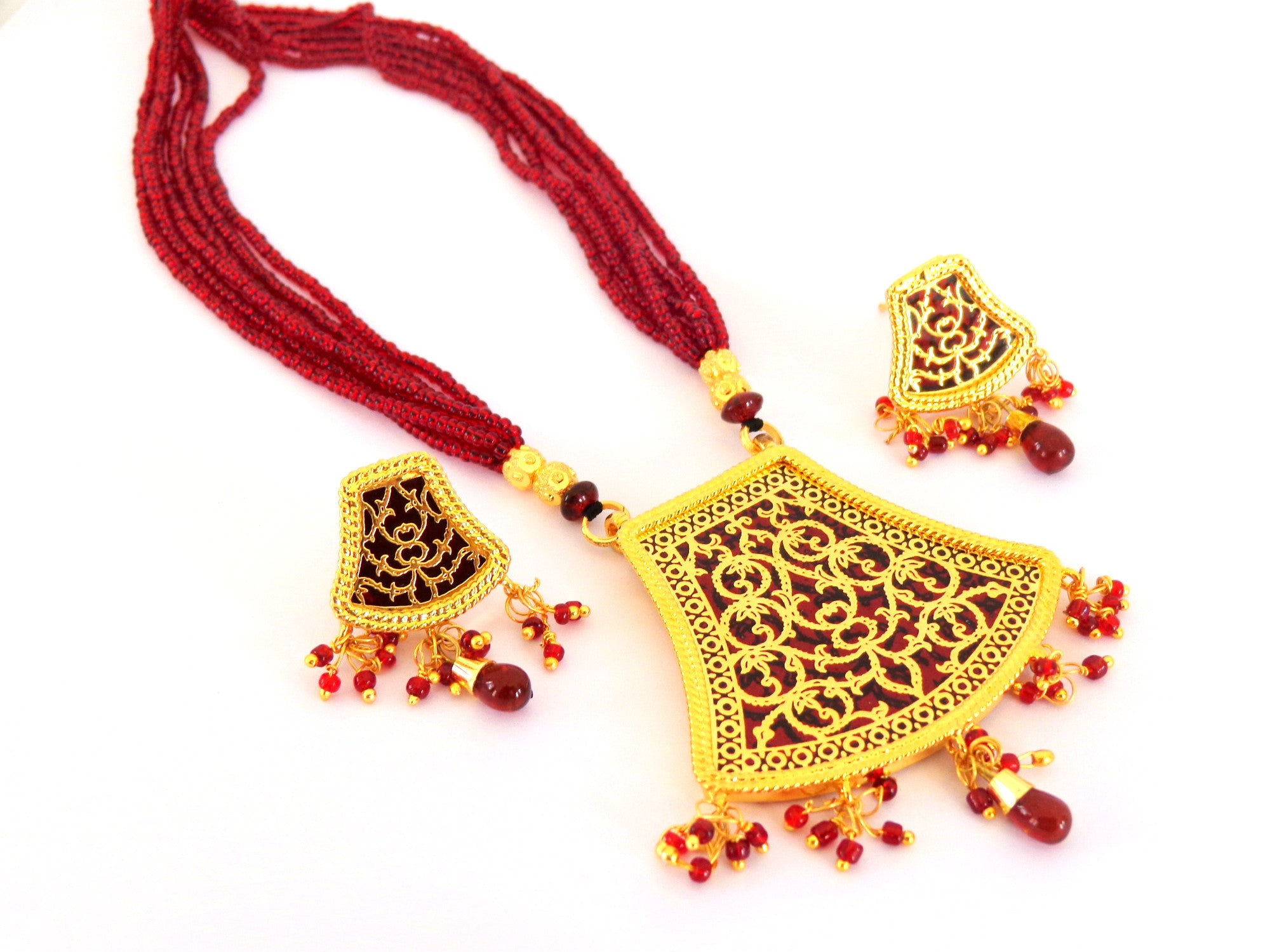 Wholesale Thewa Jewellery Pendant Set