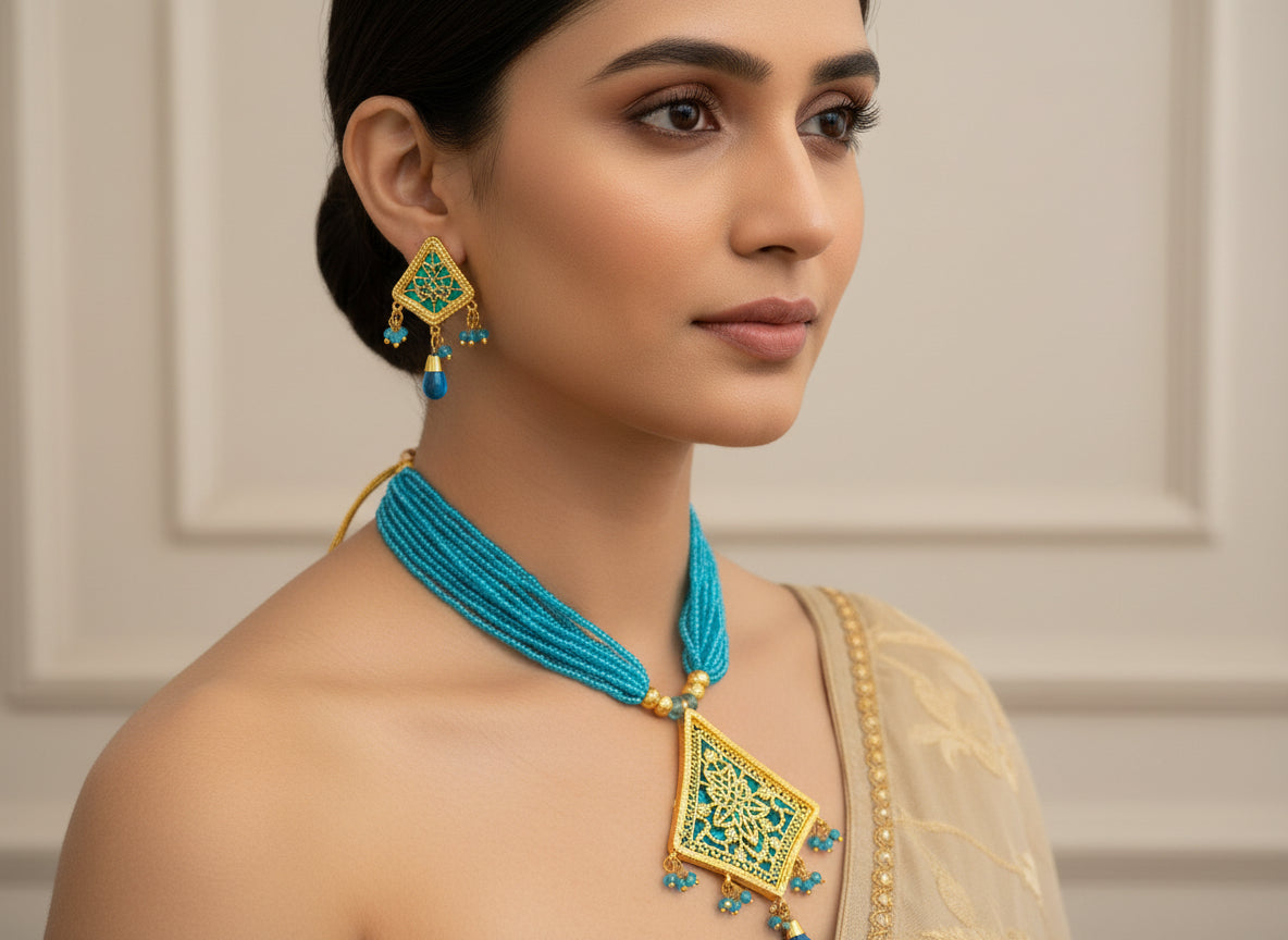 Wholesale Thewa Jewellery Pendant Set