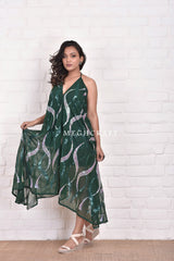 Green Goddess Sequin Maxi Dress