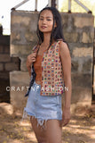 veste de travail miroir Kutch vintage