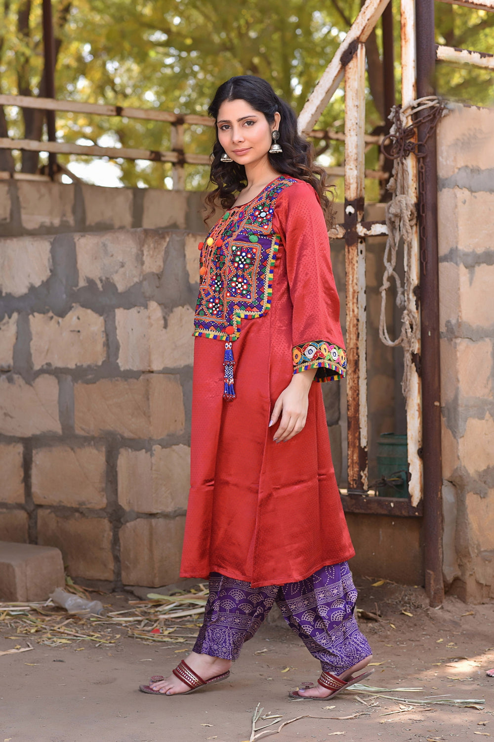 designer mirror work dresses Ice Blue Mirror Work Gown Panache by Sharmeen