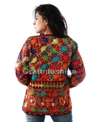 Floral Multicolored Jacket Coat