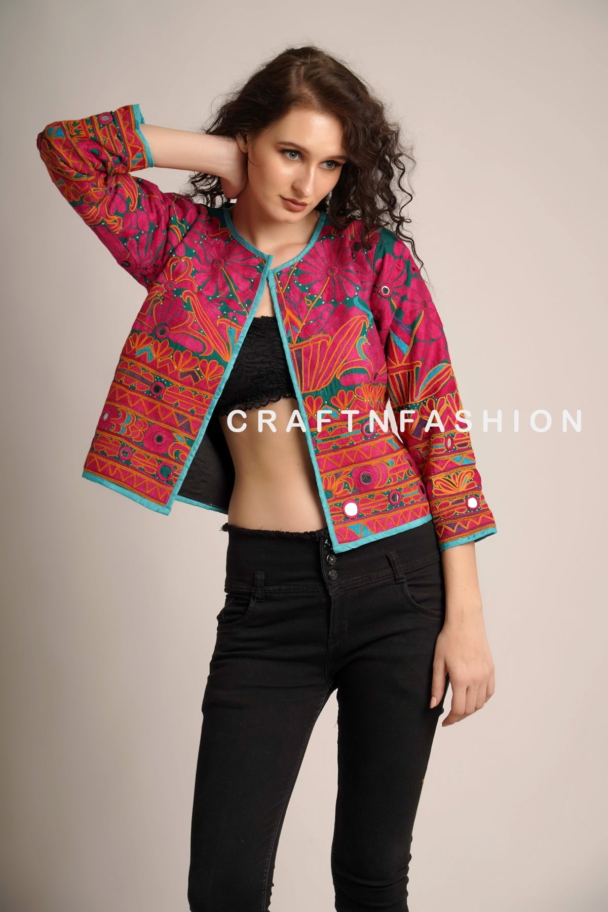 Embroidered Women Jacket – Craft N Fashion