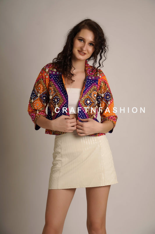 Chaqueta estilo blazer boho