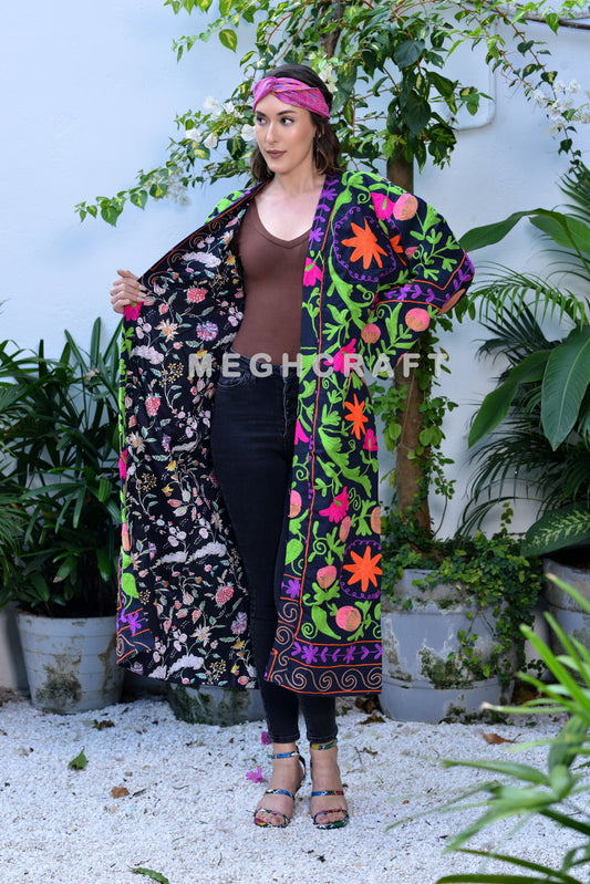 Long Suzani Embroidery Jacket