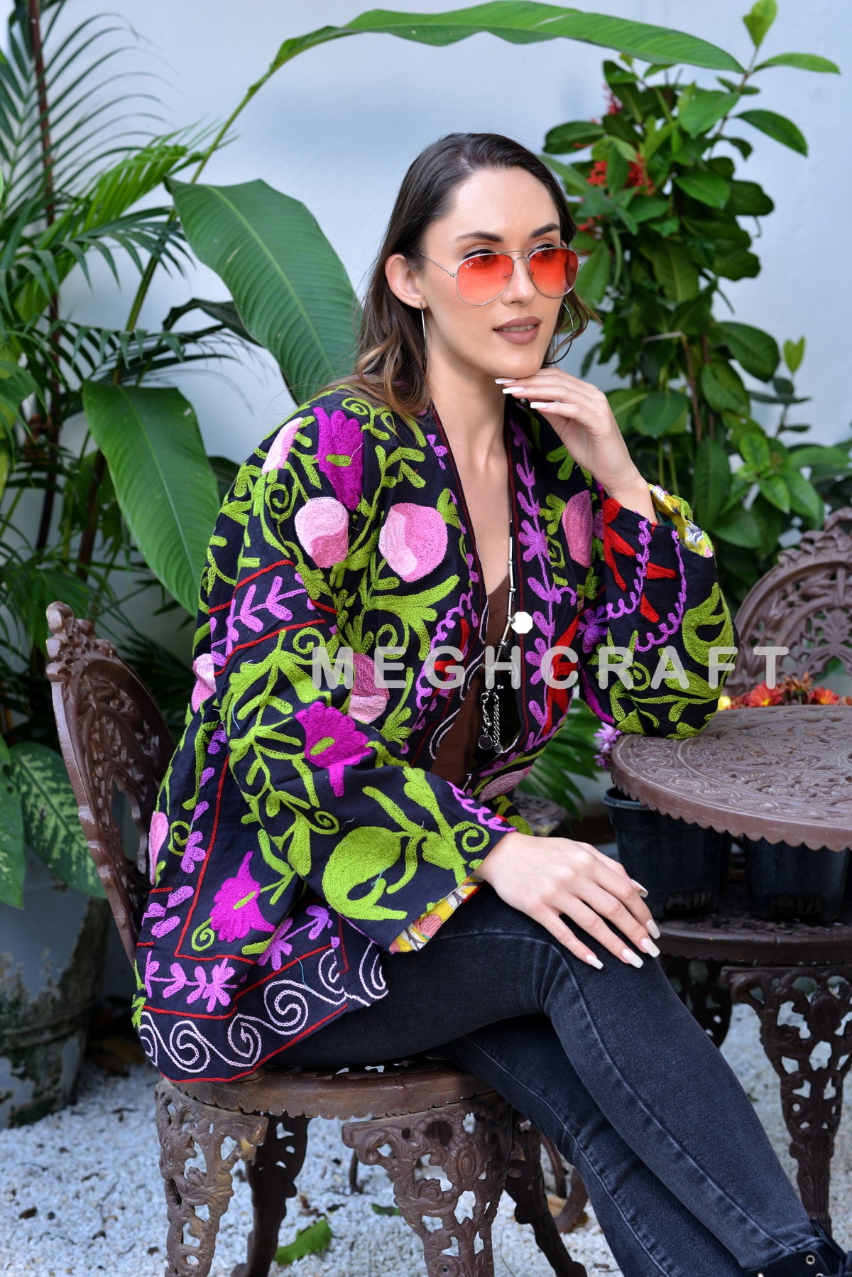 Handmade Suzani Embroidered Jacket