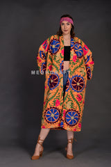 Floral Embroidery Suzani Jacket