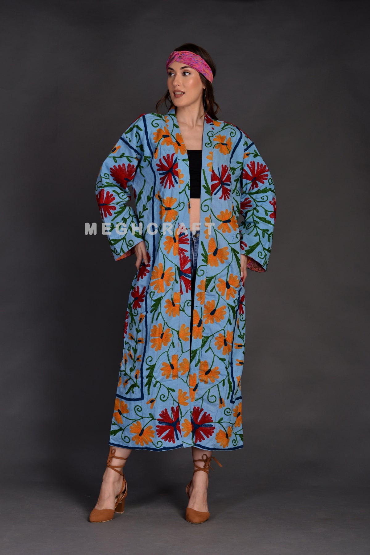 Suzani Embroidered Coat