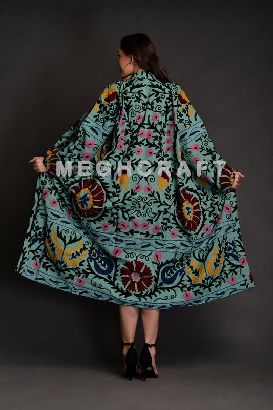 Indian Suzani Embroidery Jacket