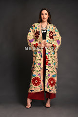 Cotton Suzani Embroidery Coat